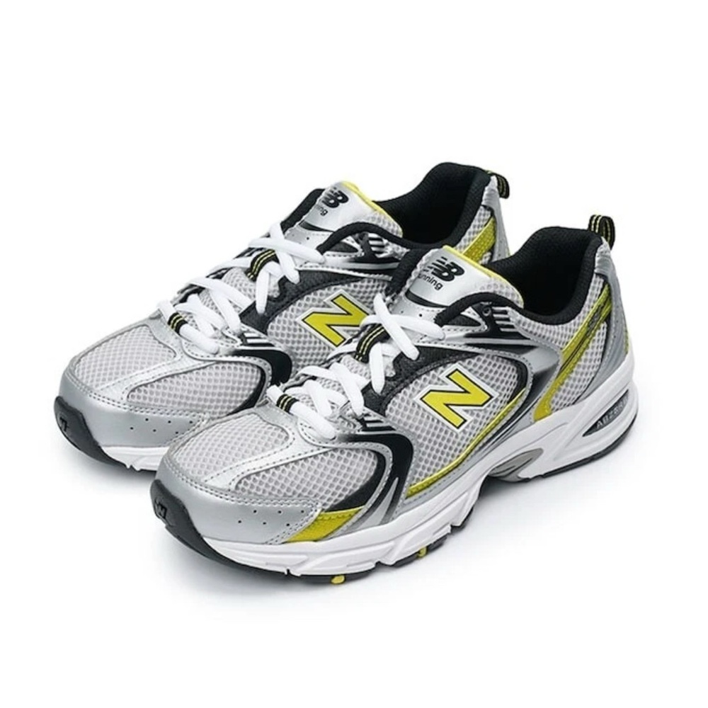 New Balance 530 Gray and Yellow Athletic Shoes
